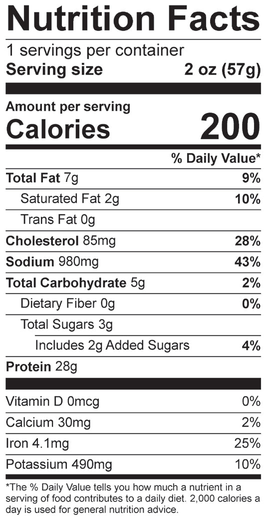 Nutrition Facts