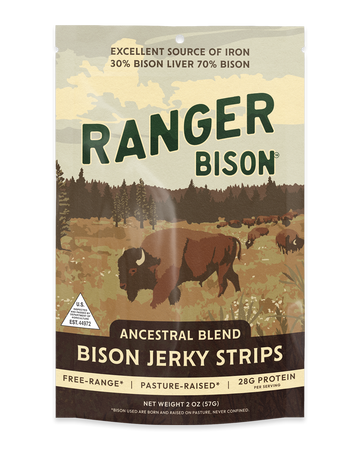 Ancestral Blend Bison Jerky Strips