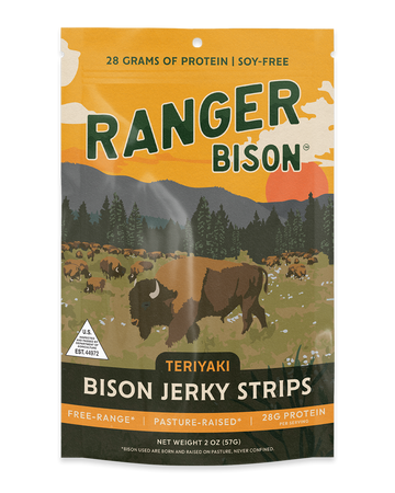 Teriyaki Bison Jerky Strips