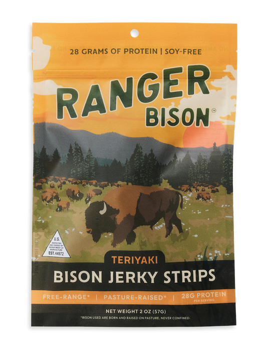 Teriyaki Bison Jerky Strips