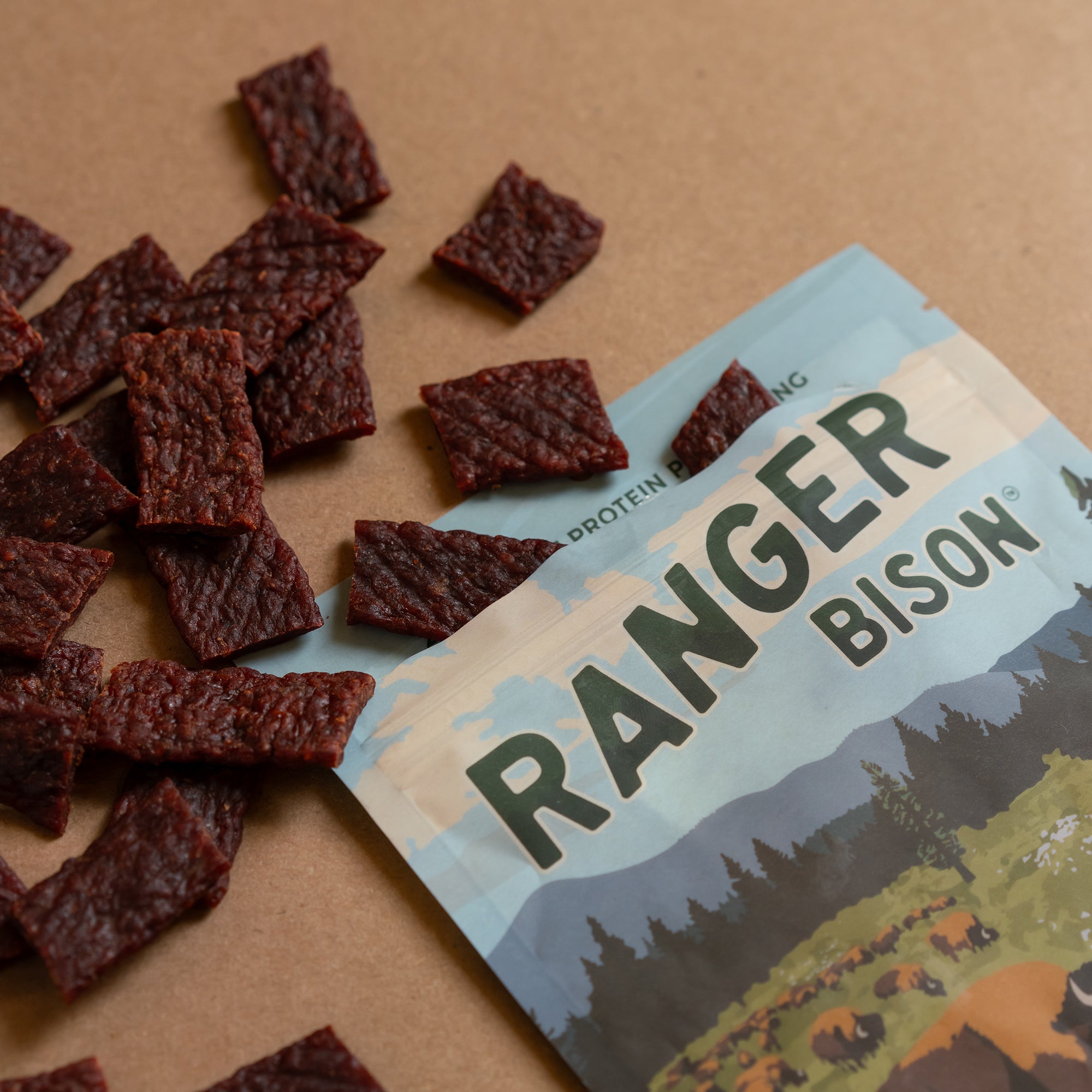 Hickory Smoked Bison Jerky Strips