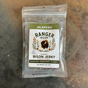Jalapeño Bison Jerky Strips (4 oz)