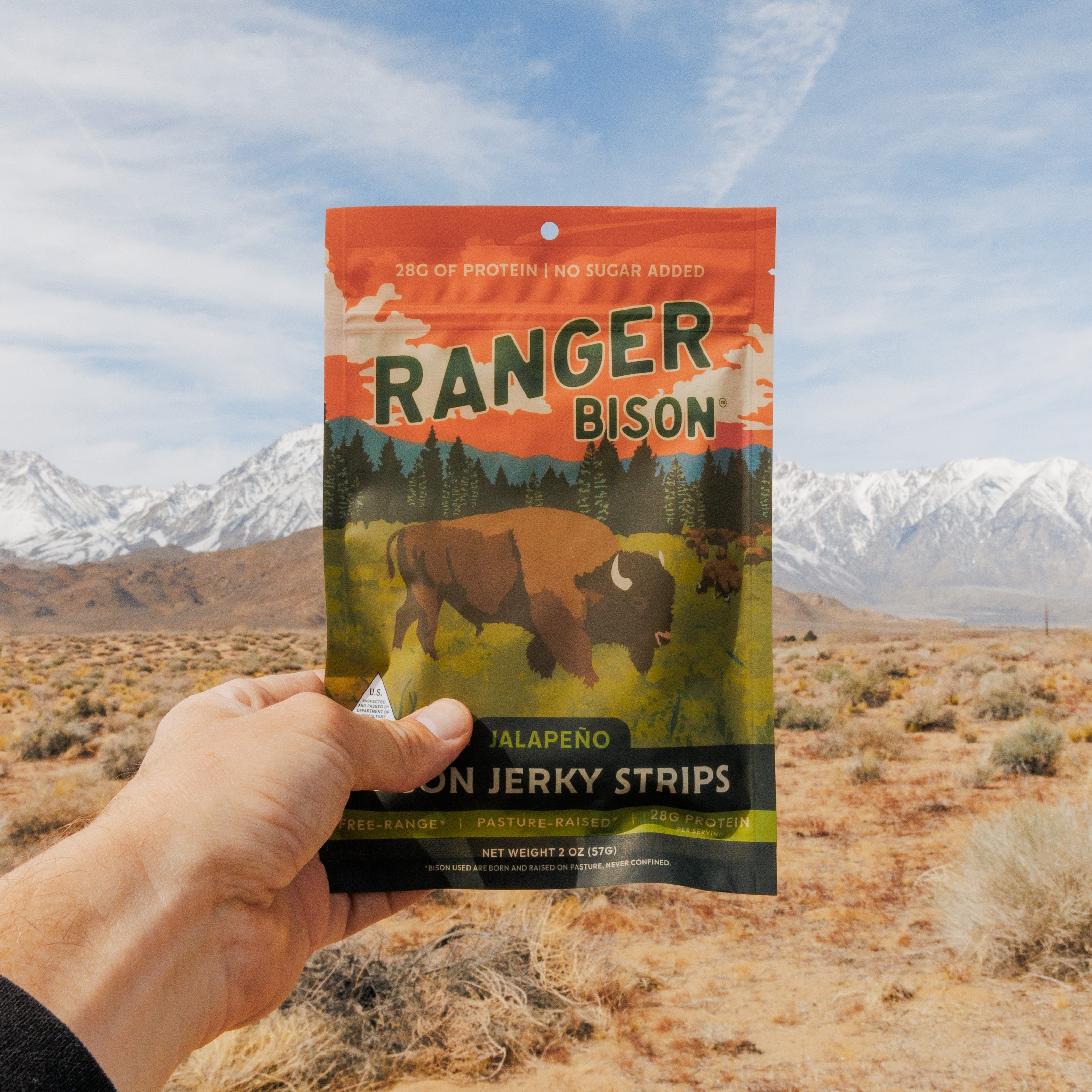 Jalapeño Bison Jerky Strips